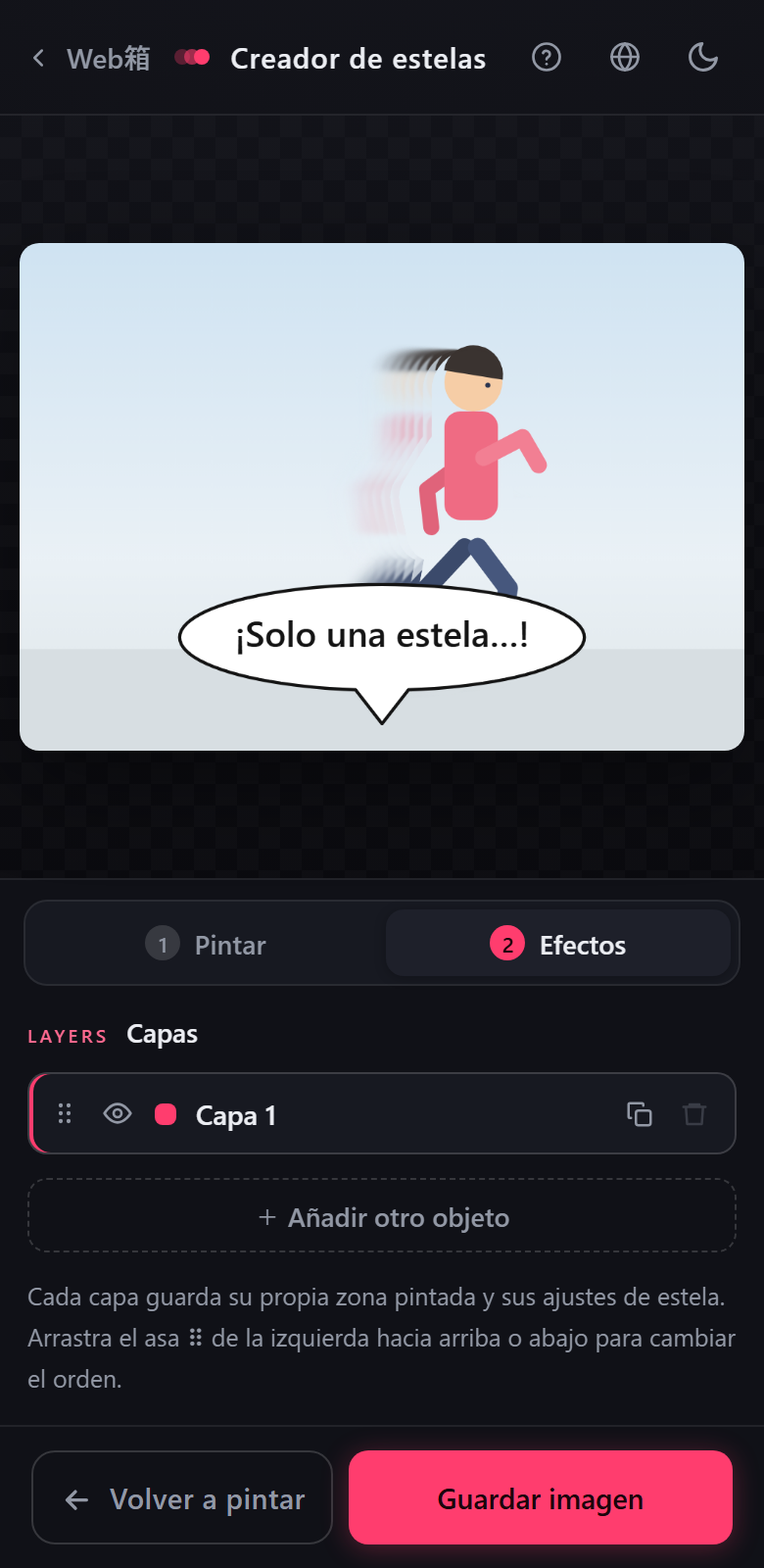 Aspecto en el móvil